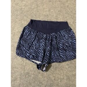 Offline By Aerie Women's Shorts! Size L Zebra Print Navy Blue